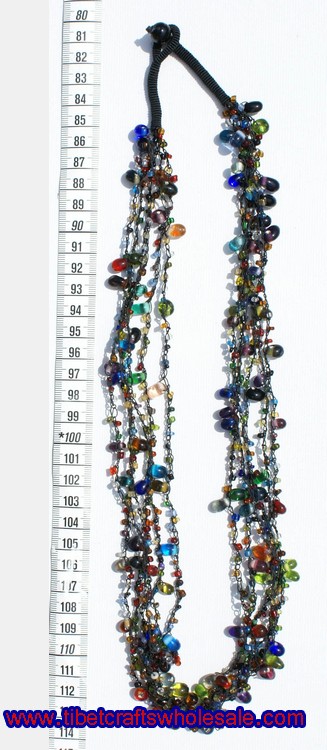 Ogrlice barvni kristali