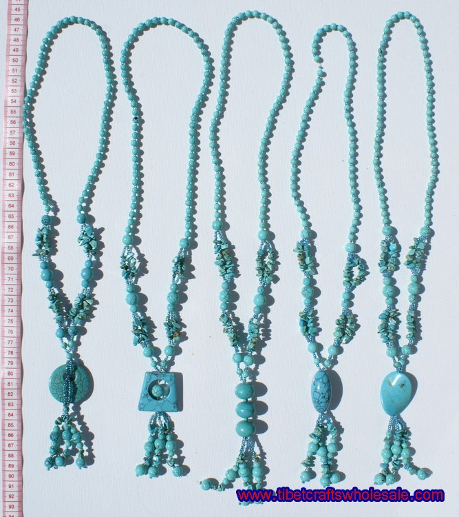 бирюзовые ожерелья